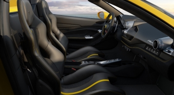 Ferarri F8 Spider 2019 intérieur sièges
