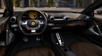 Ferrari 812 GTS 2019 intérieur volant combiné